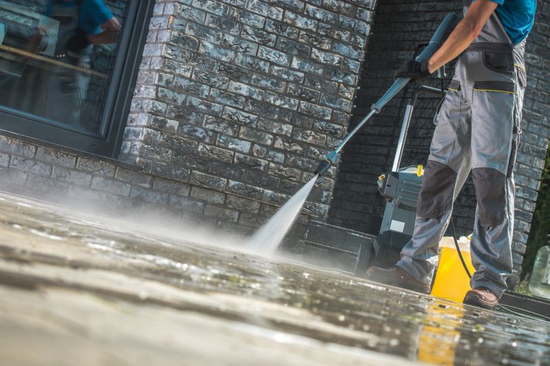 Local Concrete Pressure Washing pros at work