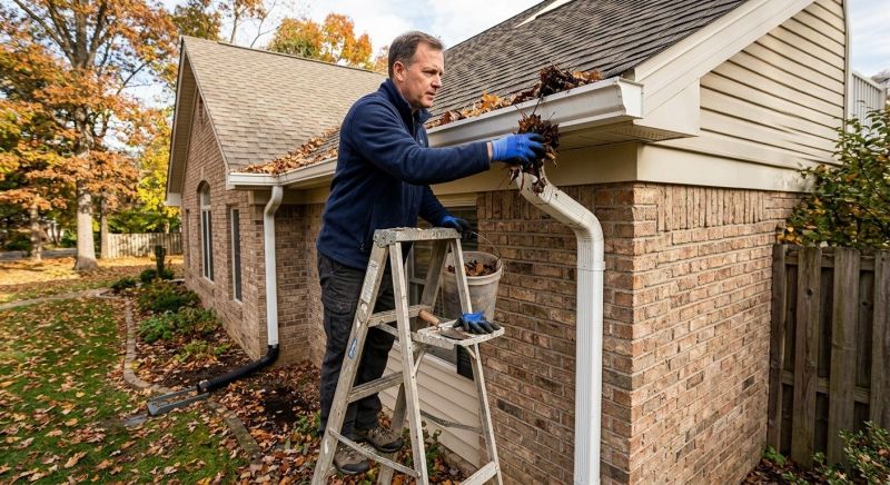 Downspout Blockage Removal in Pittsburgh, PA