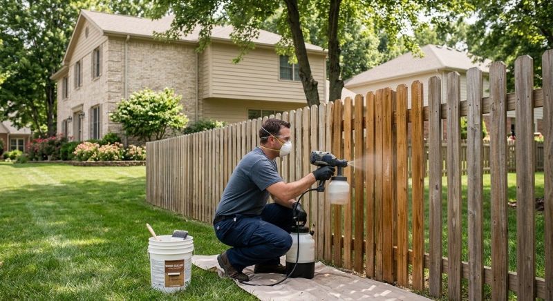 Fence Sealing in Kansas City, KS