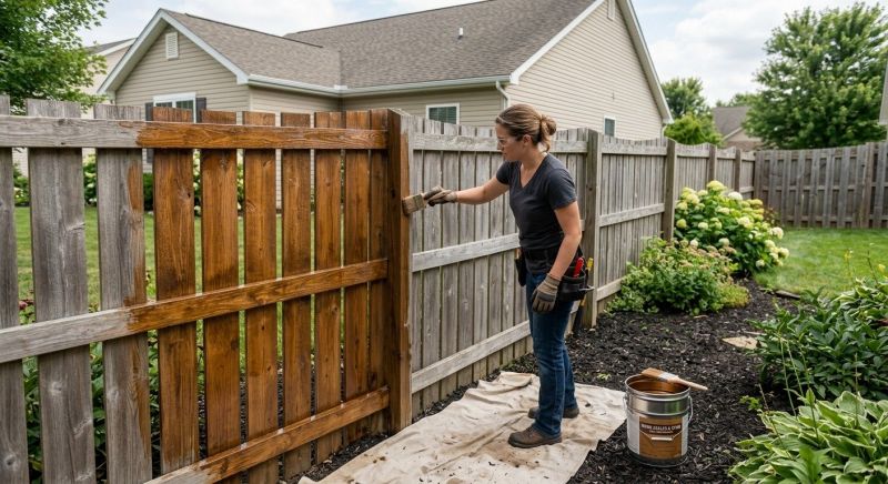 Fence Sealing in Bellevue, WA