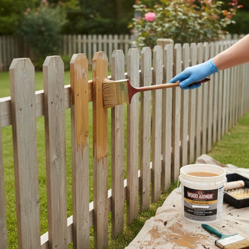 Fence Sealing in Gig Harbor, WA
