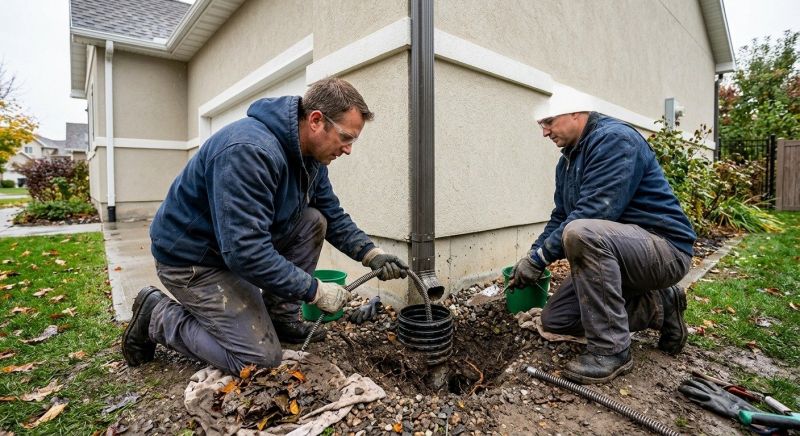 Gutter Downspout Unclogging in Long Island, NY