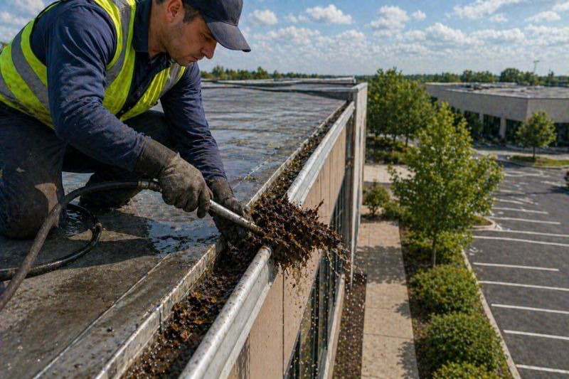 Business Gutter Cleaning in Sacramento, CA