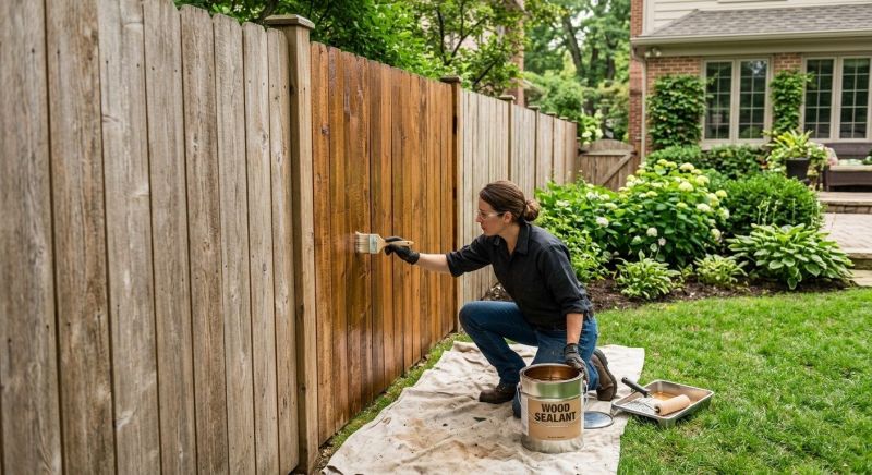 Cedar Fence Sealing in Redmond, WA