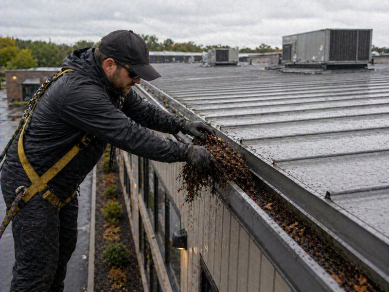 Commercial Gutter Unclogging in Denver County, CO