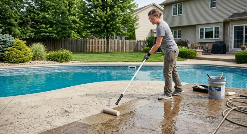 Concrete Deck Sealing in Kansas City, KS