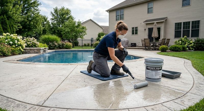 Concrete Deck Sealing in Renton, WA