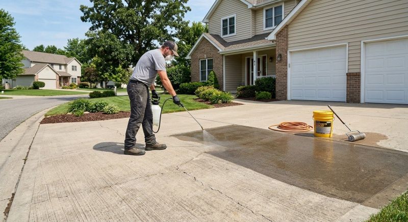 Concrete Driveway Sealing in Gig Harbor, WA