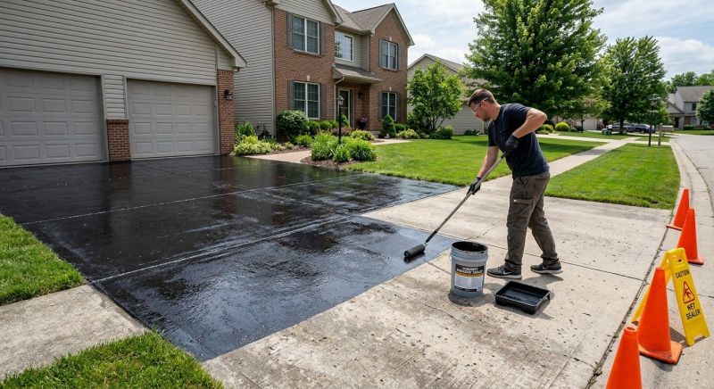 Concrete Driveway Sealing in Kitsap County, WA