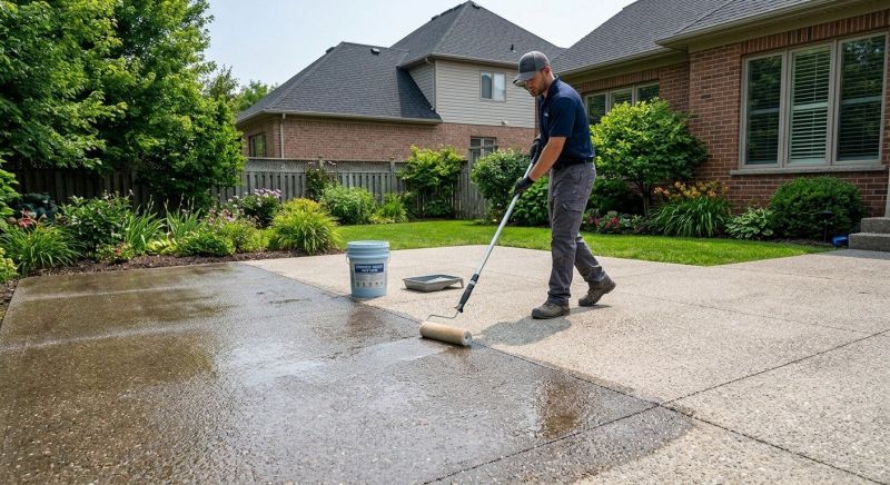 Concrete Patio Sealing in Bellevue, WA
