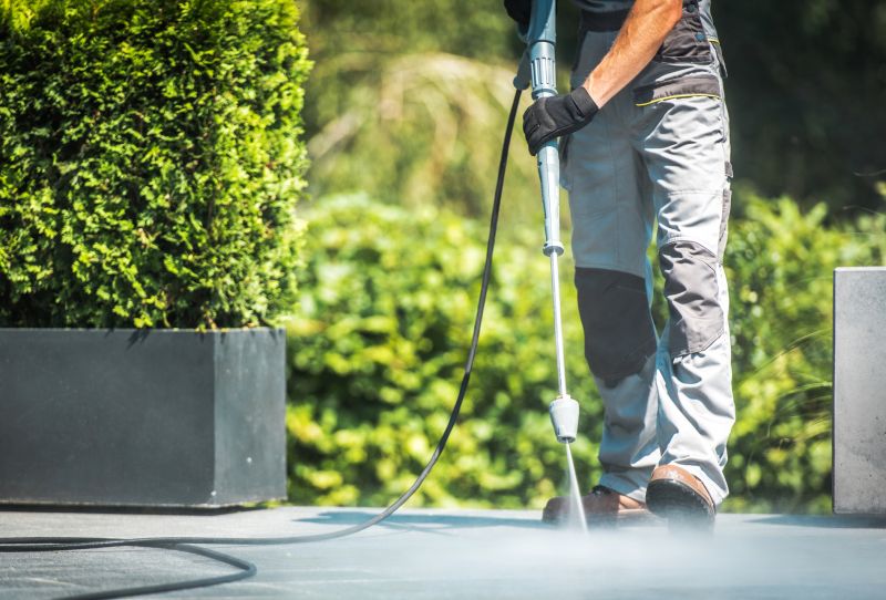 Concrete Pressure Washing in Spring