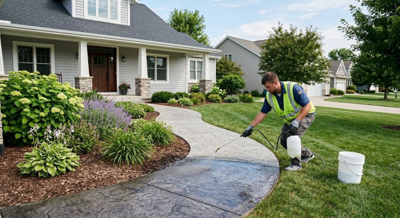 Concrete Walkway Sealing in Bellevue, WA