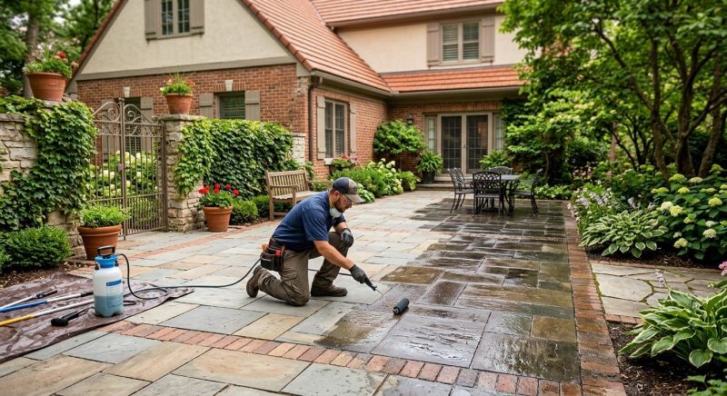 Courtyard Sealing in Alpharetta, GA