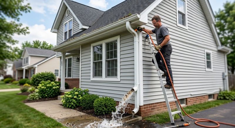 Downspout Snaking in Baltimore, MD