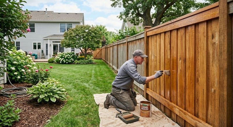 Fence Sealing in Kansas City, KS