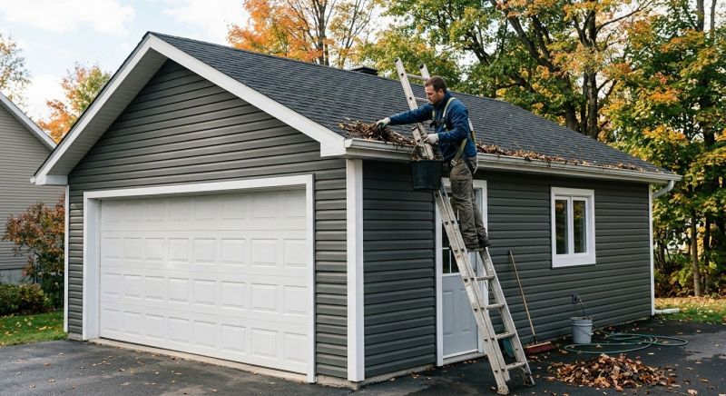 Garage Gutter Cleaning in Fredericksburg, VA