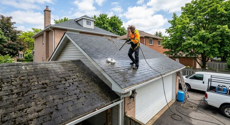 Garage Roof Cleaning in Vancouver, WA