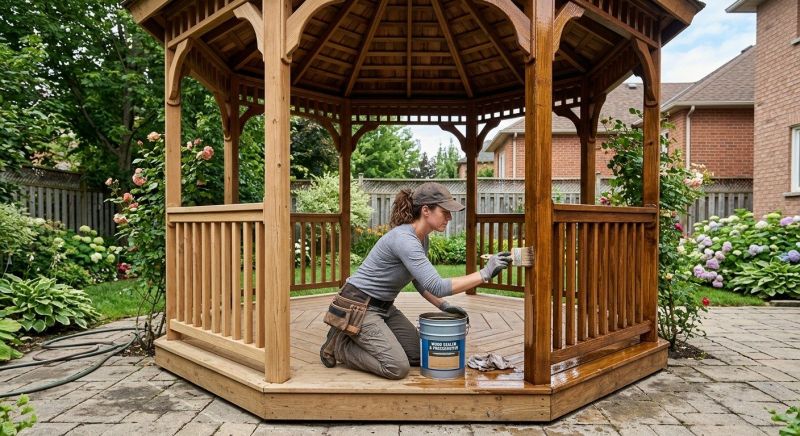Gazebo Sealing in Redmond, WA