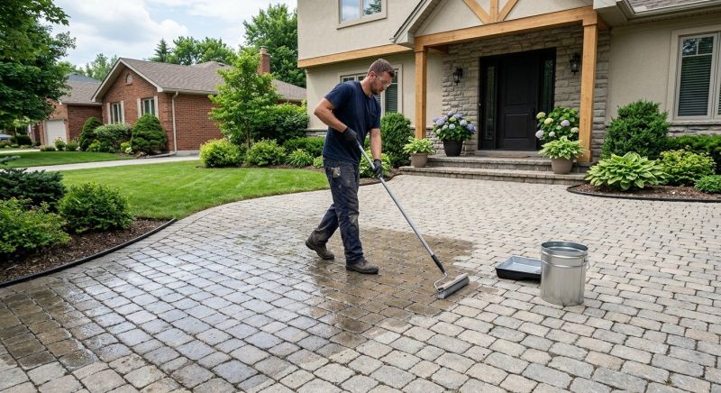 Paver Driveway Sealing in Kansas City, KS