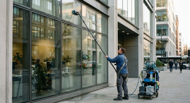 Strip Mall Window Cleaning in Denver County, CO